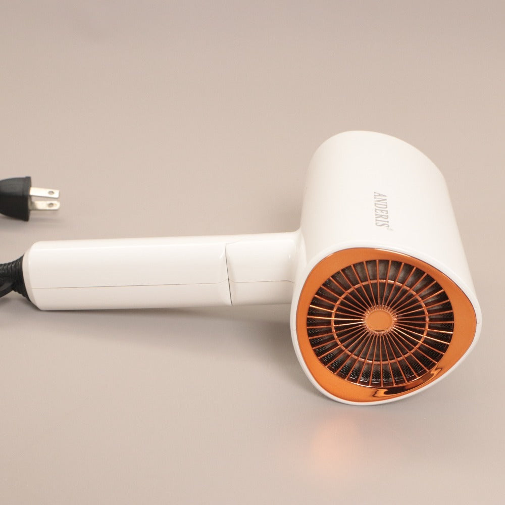 ■ ANDERIS Hair Dryer T2 Foldable 1200W Negative Ion Lightweight Compact Hair Care Power Tested