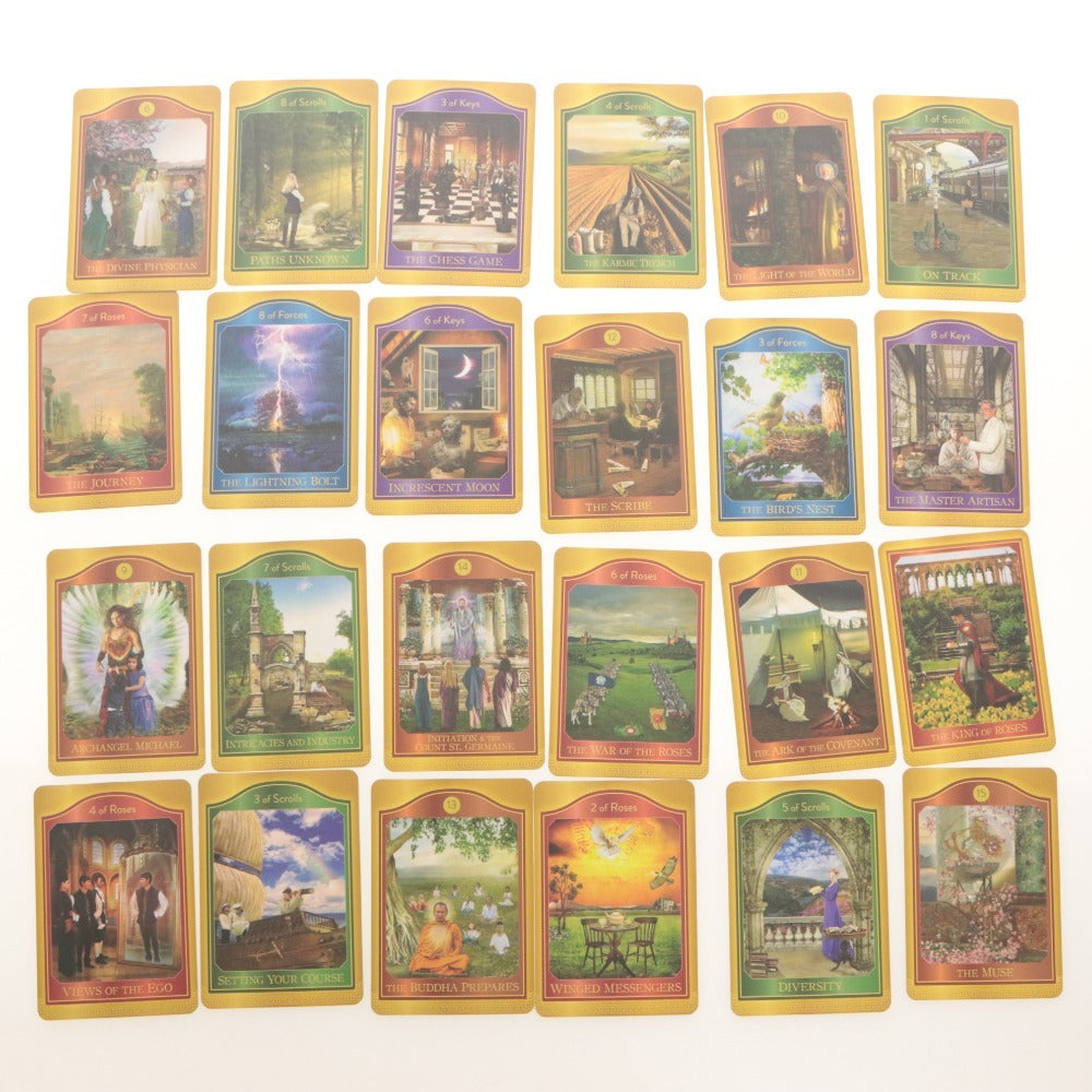 ■ アカシックタロット カード THE AKASHIC TAROT 62-Card Deck Guidebook 62枚入り 占い 日本語説明書 タロットクロス付