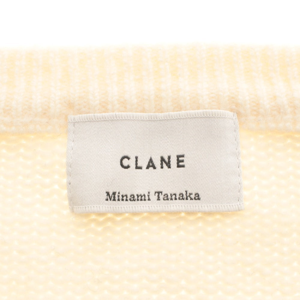 ■ CLANE クラネ x 田中みな実 コラボモデル セーター 長袖 トップス V NECK KNIT TOPS 19106-2272 レディース 2 (M〜L相当) アイボリー