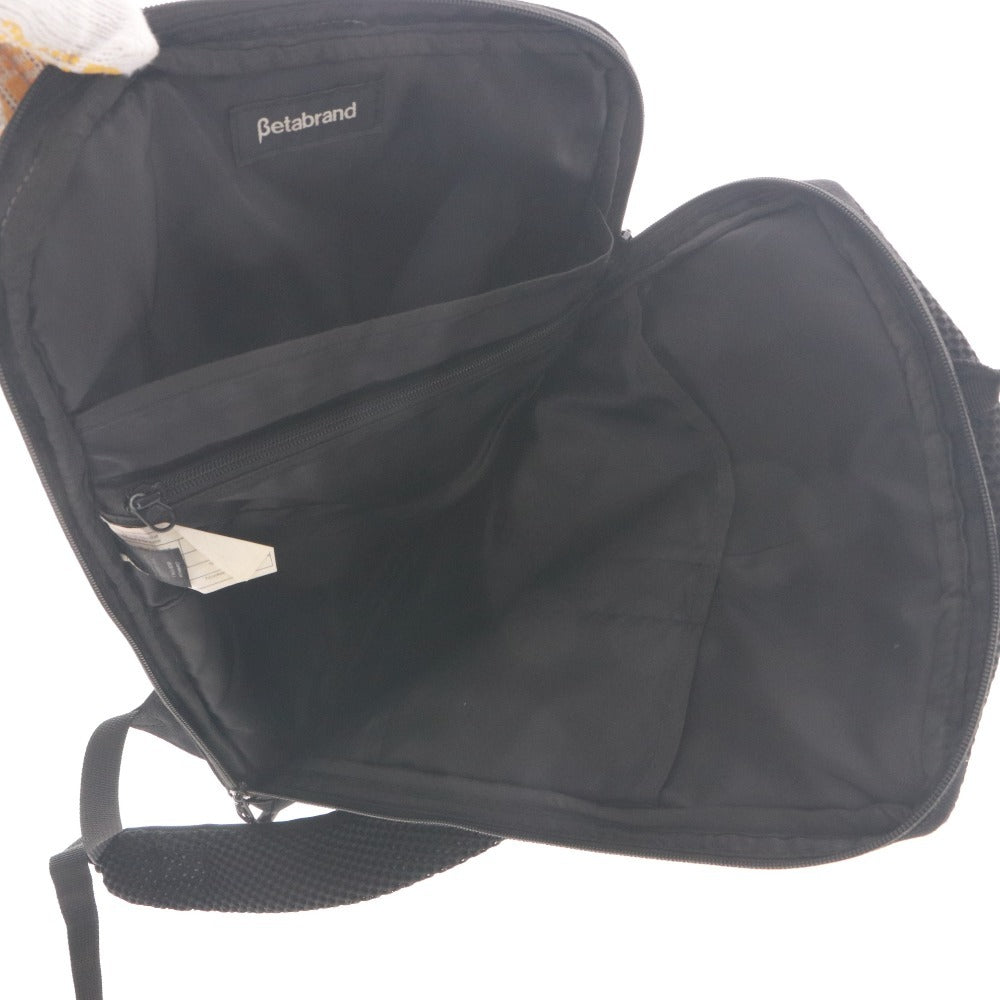 ■ Betabrand バックパック 鞄 Under-The-Jack Pack ミニマル 薄型 ノートPC タブレット収納 リュックサック メンズ レディース 黒