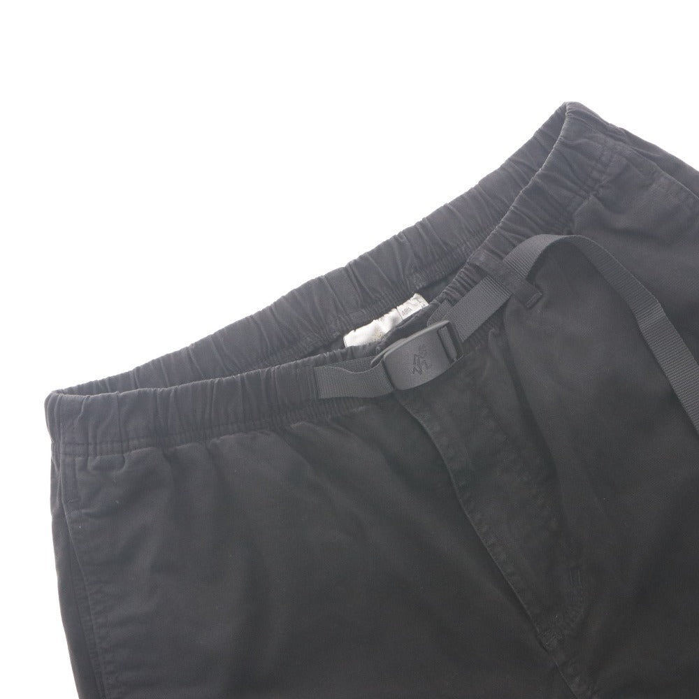 ■ GRAMICCI チノパン ボトムス NNパンツ タイトクロップド NN-PANTS TIGHT CROPPED クライミング 紐ベルト G110-OGS メンズ L 黒