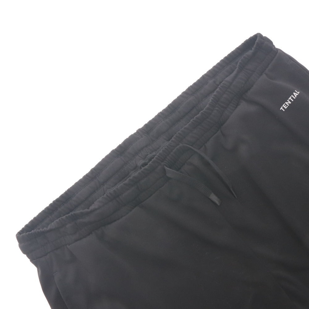 ■ TENTIAL パンツ ロング ボトムス BAKUNE Dry Men's パジャマ 紐 吸汗速乾性 疲労回復 ポリエステル メンズ XL 黒 ブラック