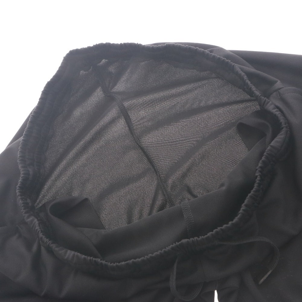 ■ TENTIAL パンツ ロング ボトムス BAKUNE Dry Men's パジャマ 紐 吸汗速乾性 疲労回復 ポリエステル メンズ XL 黒 ブラック