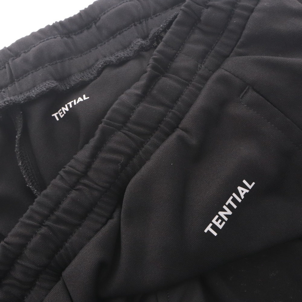 ■ TENTIAL パンツ ロング ボトムス BAKUNE Dry Men's パジャマ 紐 吸汗速乾性 疲労回復 ポリエステル メンズ XL 黒 ブラック
