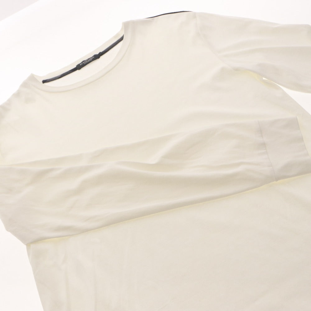 ■ BLACK LABEL CRESTBRIDGE 長袖Tシャツ トップス ロゴ刺繍 日本製 綿 三陽商会 メンズ L 白