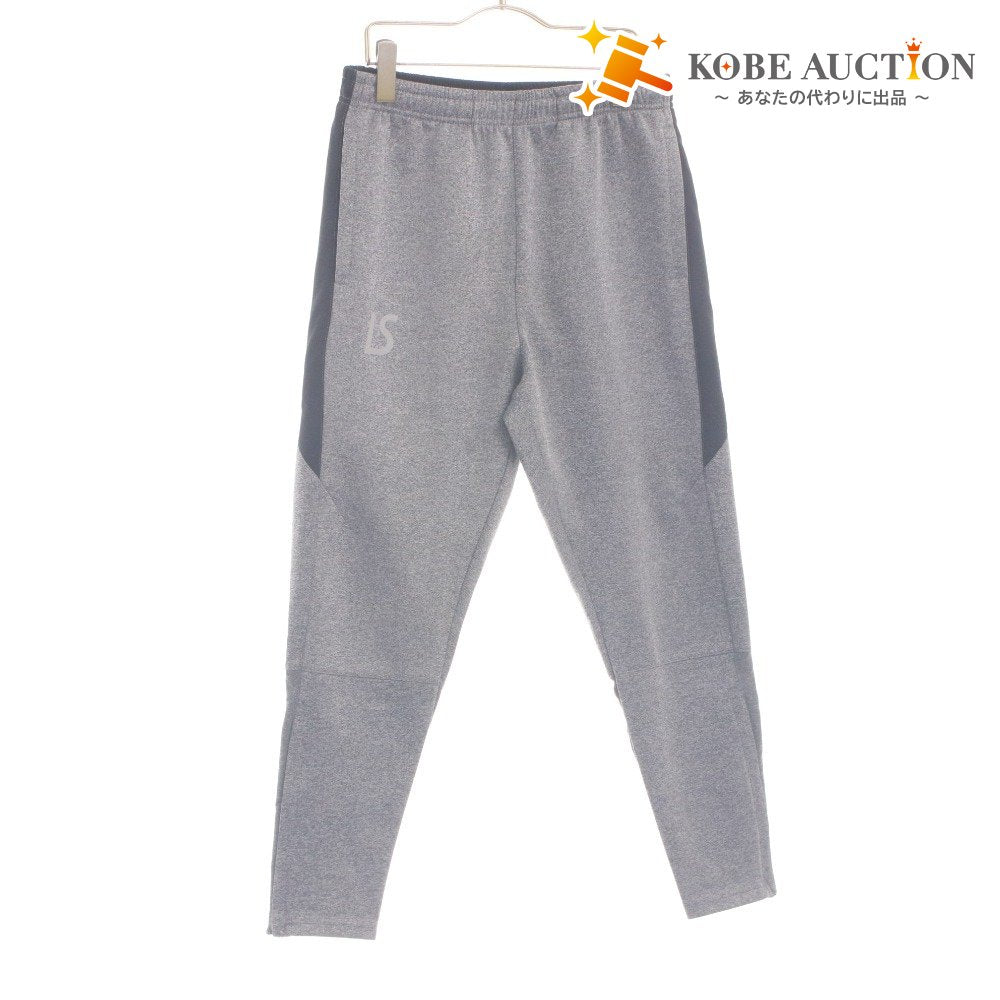 ■ LUZeSOMBRA ルースイソンブラ ジャージ ボトムス SINGLE FACE JERSEY SUPER SLIM FIT LONG PANTS スポーツウェア メンズ XL グレー 黒