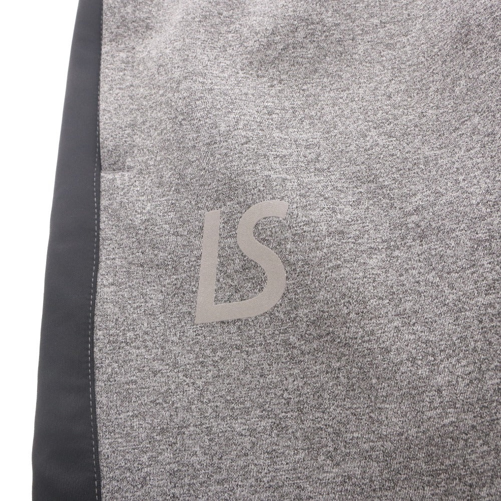 ■ LUZeSOMBRA ルースイソンブラ ジャージ ボトムス SINGLE FACE JERSEY SUPER SLIM FIT LONG PANTS スポーツウェア メンズ XL グレー 黒