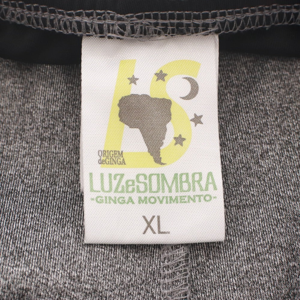 ■ LUZeSOMBRA ルースイソンブラ ジャージ ボトムス SINGLE FACE JERSEY SUPER SLIM FIT LONG PANTS スポーツウェア メンズ XL グレー 黒