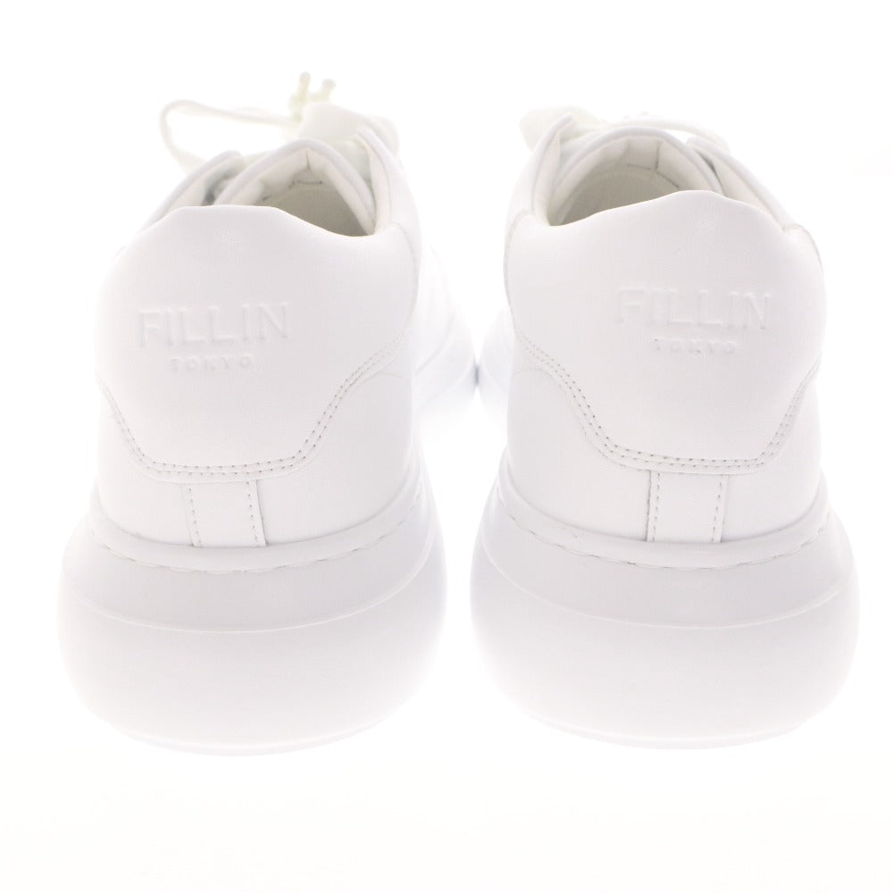■ FILLIN フィルイン ローカットスニーカー 靴 LUCENT WHITE レザー 衝撃吸収インソール メンズ 28cm 白 箱付き