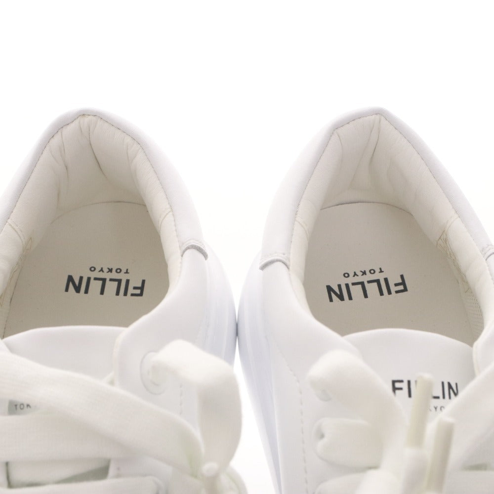■ FILLIN フィルイン ローカットスニーカー 靴 LUCENT WHITE レザー 衝撃吸収インソール メンズ 28cm 白 箱付き