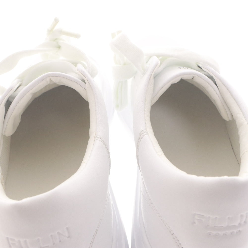 ■ FILLIN フィルイン ローカットスニーカー 靴 LUCENT WHITE レザー 衝撃吸収インソール メンズ 28cm 白 箱付き