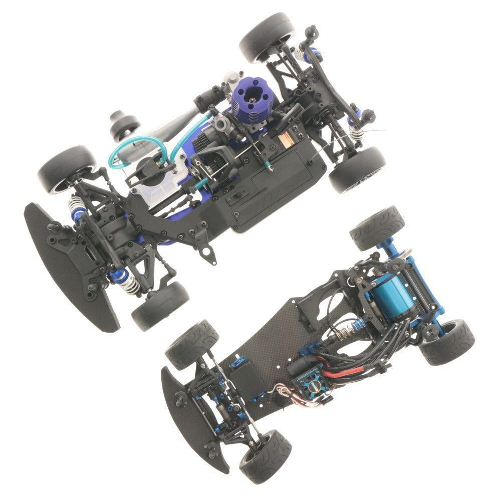 ■ KYOSHO 京商 YOKOMO ヨコモ RC Car 2-Piece Set Lot FW06 Aston Martin GT500 Engine Car Motor Car with Accessories
