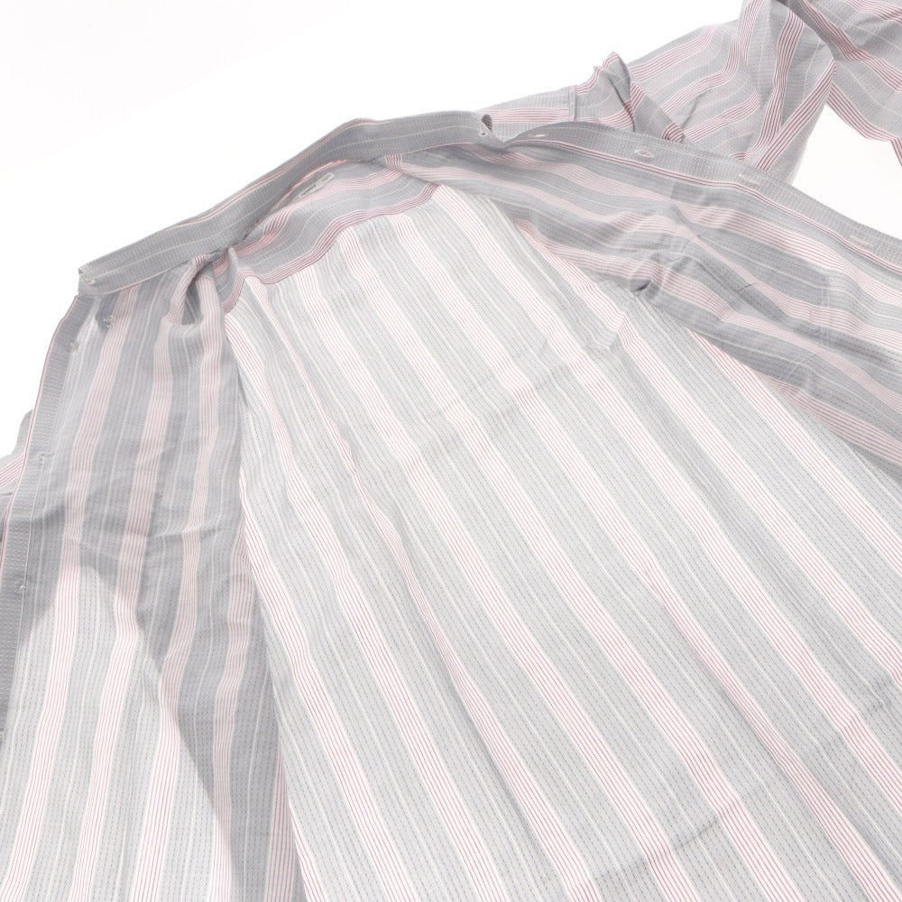 ■ GIORGIO ARMANI Long Sleeve Striped Shirt Men's Italian Made Men's 15 2/1 39 (M equivalent)