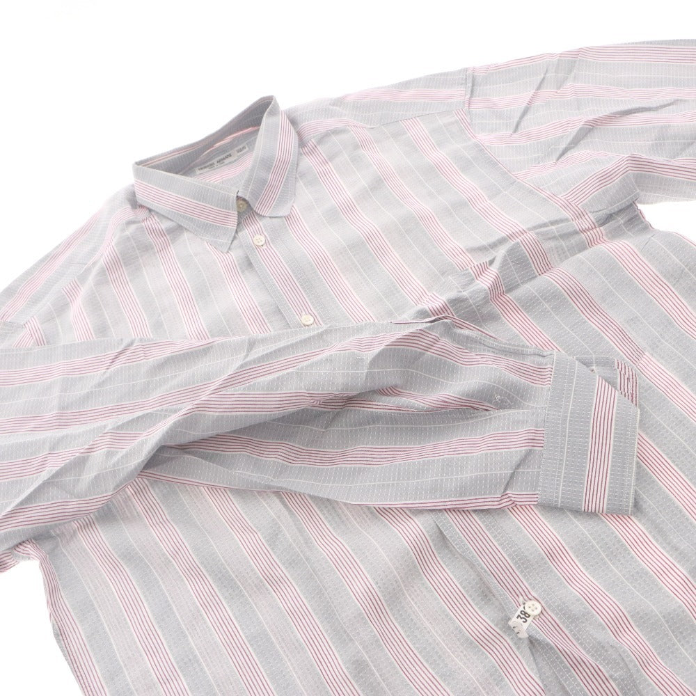 ■ GIORGIO ARMANI Long Sleeve Striped Shirt Men's Italian Made Men's 15 2/1 39 (M equivalent)