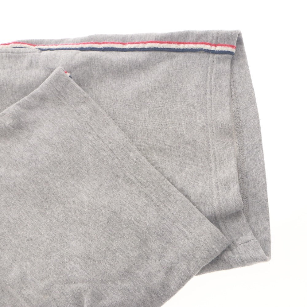 ■ MONCLER Shorts Half Pants Bottoms Sweat Side Line Men's L Gray
