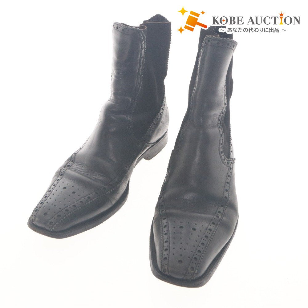 ■ DOLCE&GABBANA Ankle Boots Side Gore Shoes for Men and Women 5 1/2 (Approx. 24.0-24.5 cm) Black
