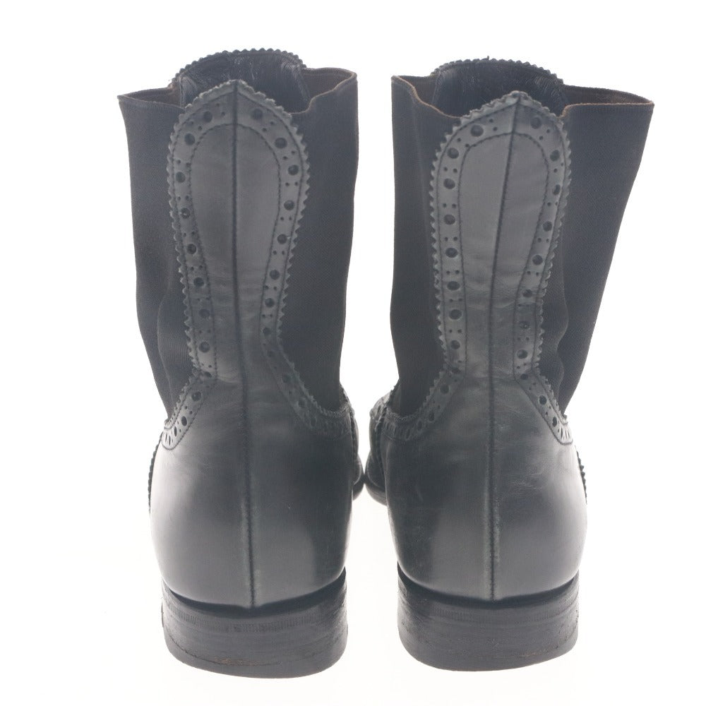 ■ DOLCE&GABBANA Ankle Boots Side Gore Shoes for Men and Women 5 1/2 (Approx. 24.0-24.5 cm) Black
