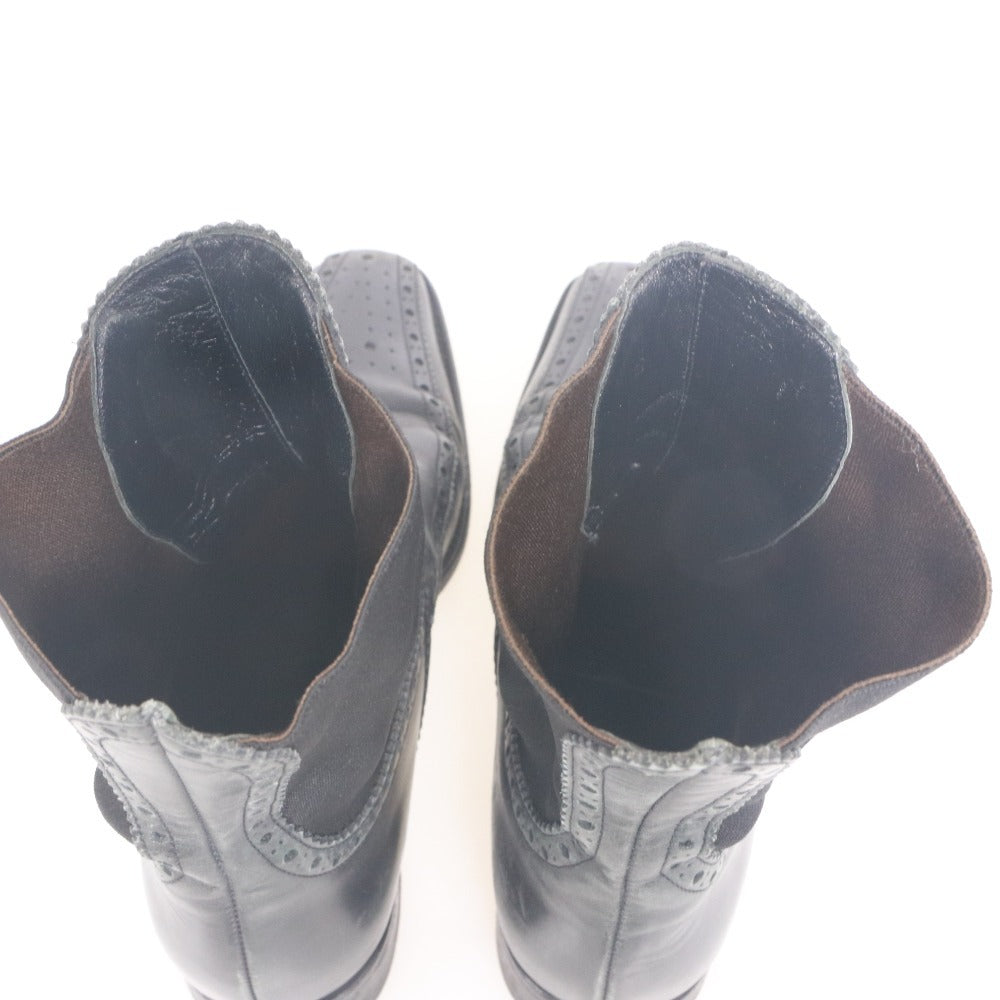 ■ DOLCE&GABBANA Ankle Boots Side Gore Shoes for Men and Women 5 1/2 (Approx. 24.0-24.5 cm) Black