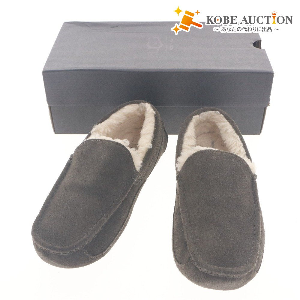 ■ UGG Loafers Moccasins Ascot M ASCOT 1011110 M Men's 26cm USA8 Charcoal with box