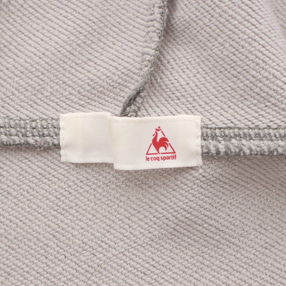 ■ le coq sportif Hoodie Sweatshirt Jacket Long Sleeve Outer Hoodie Zip Up Training Women's M Gray