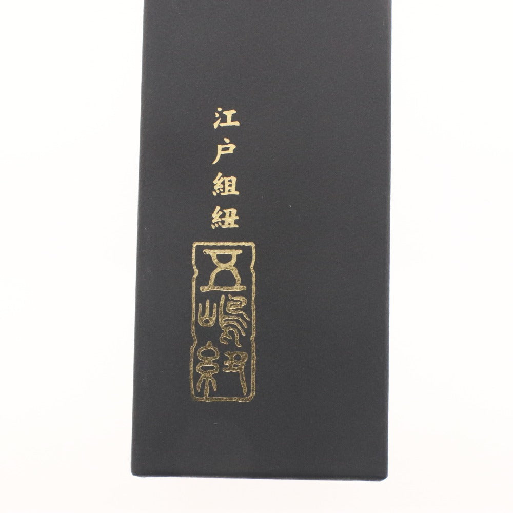 ■ Goshima Himo Obiage Edo Kumihimo Mr. Goshima Bintaro Japanese Kimono Accessory Made in Japan 100% Silk Made in Japan M Unopened with box and accessories Unused
