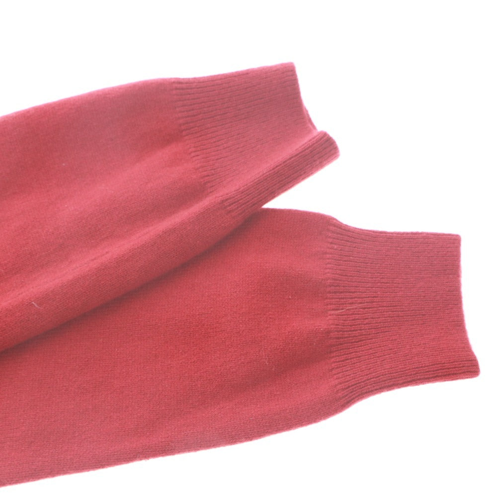 ■ UNIQLO Sweater Long Sleeve Top Knit Pullover Turtleneck 100% Cashmere Women's S Red