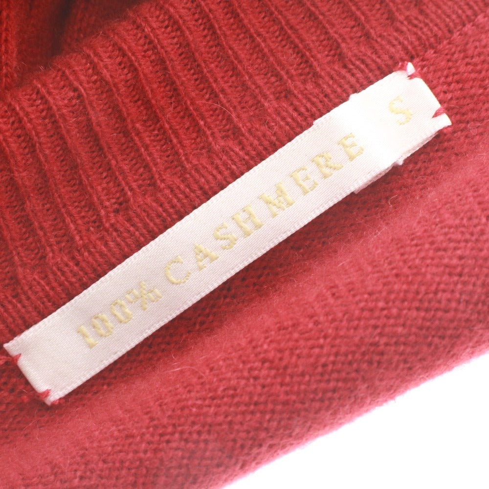 ■ UNIQLO Sweater Long Sleeve Top Knit Pullover Turtleneck 100% Cashmere Women's S Red