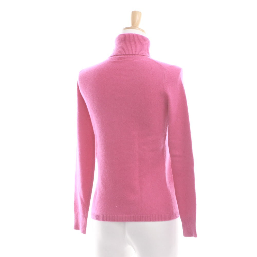 ■ UNIQLO Sweater Long Sleeve Top Knit Pullover Turtleneck 100% Cashmere Women's S Pink
