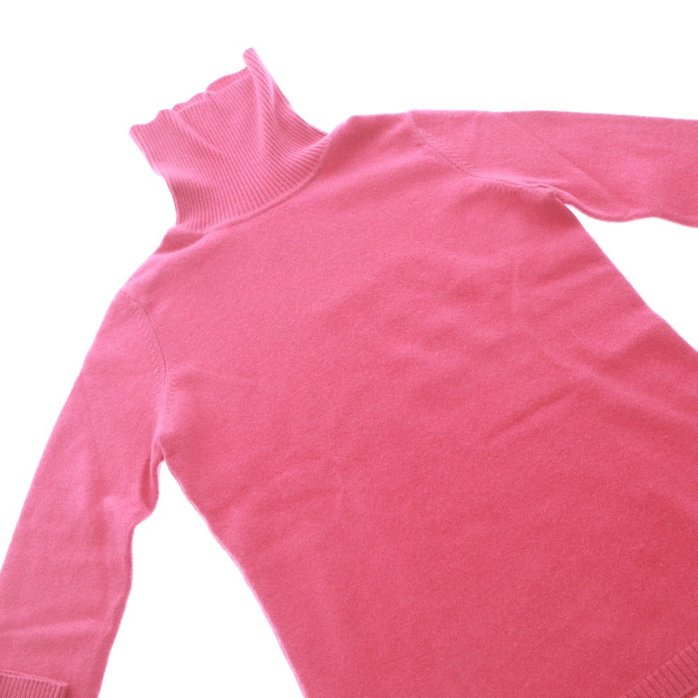 ■ UNIQLO Sweater Long Sleeve Top Knit Pullover Turtleneck 100% Cashmere Women's S Pink