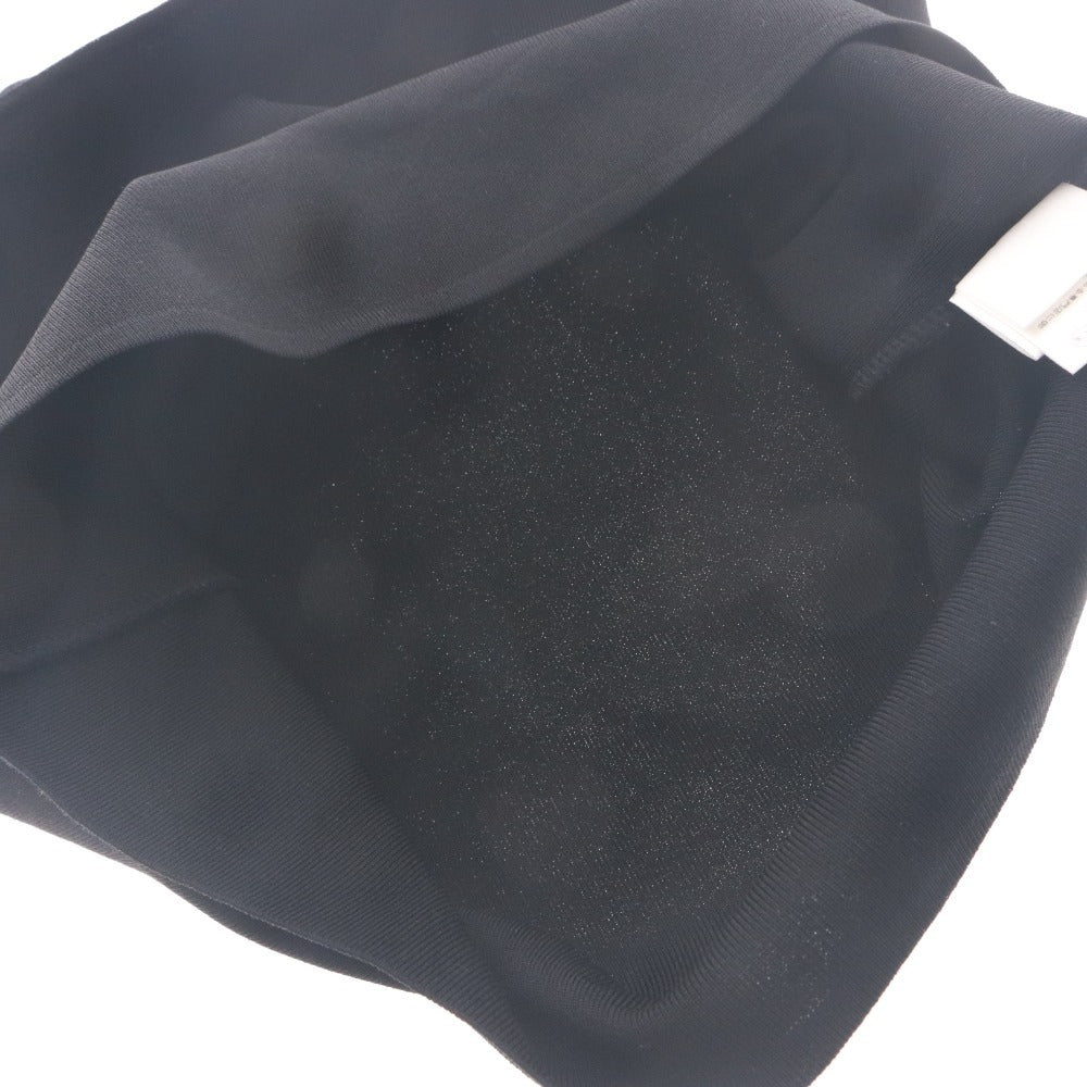 ■ Rene INTERNATIONAL Sweater Knit Cut and Sew Short Sleeve Top All-over Sleeve Pattern Made in Japan Women's 36 (M equivalent) Black etc.