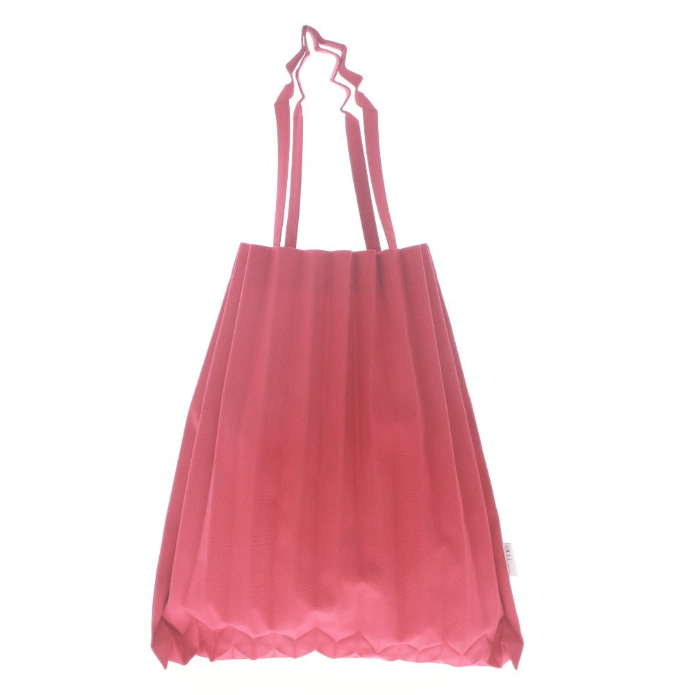 ■ me ISSEY MIYAKE Pleated Tote Bag, Handbag, TRUNK PLEATS BAG, Eco-Friendly Bag, Polyester, Women's, Red