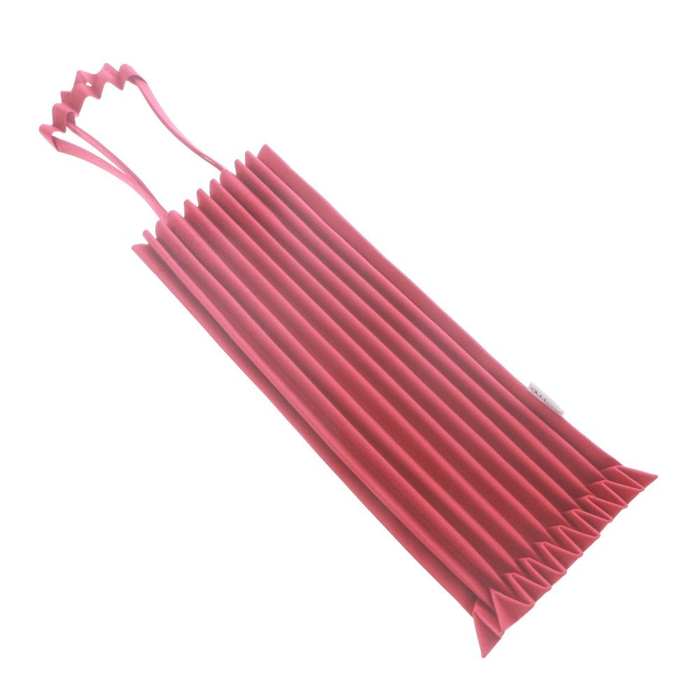■ me ISSEY MIYAKE Pleated Tote Bag, Handbag, TRUNK PLEATS BAG, Eco-Friendly Bag, Polyester, Women's, Red