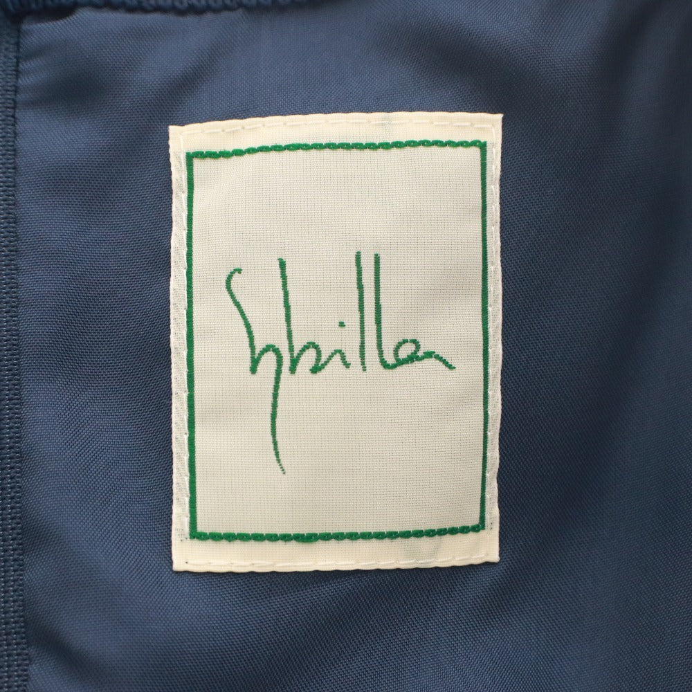 ■ SYBILLA Tight Knee-Length Skirt Bottoms Woven Plain Made in Japan Women's M Navy