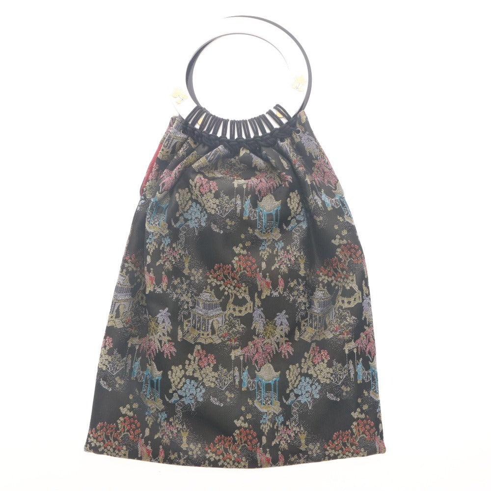 ■ Mame Kurogouchi Handbag Mandarin Jacquard Ring 17AW Oriental Pattern Women's Multicolor Black, etc.