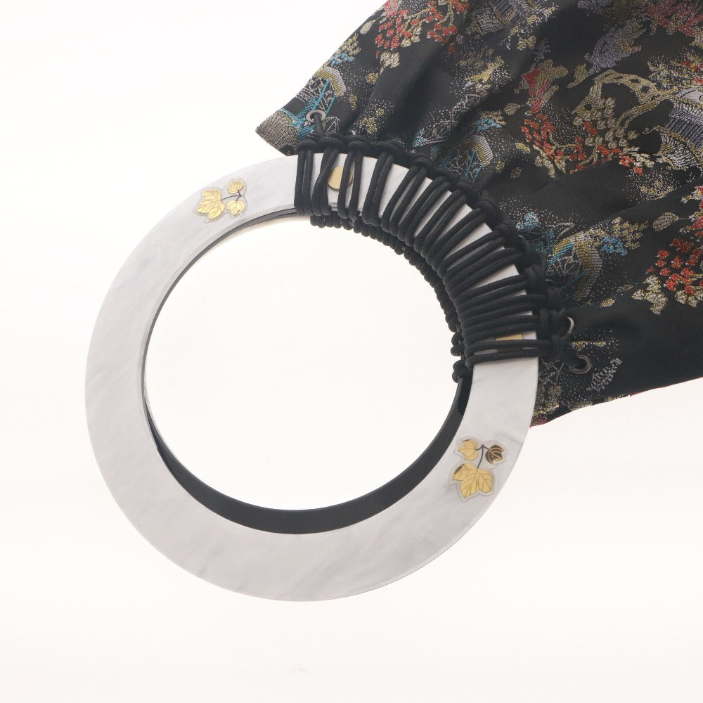 ■ Mame Kurogouchi Handbag Mandarin Jacquard Ring 17AW Oriental Pattern Women's Multicolor Black, etc.