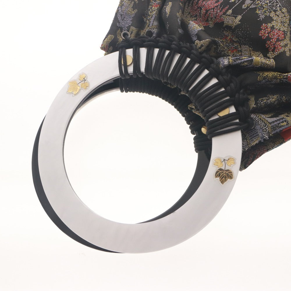 ■ Mame Kurogouchi Handbag Mandarin Jacquard Ring 17AW Oriental Pattern Women's Multicolor Black, etc.