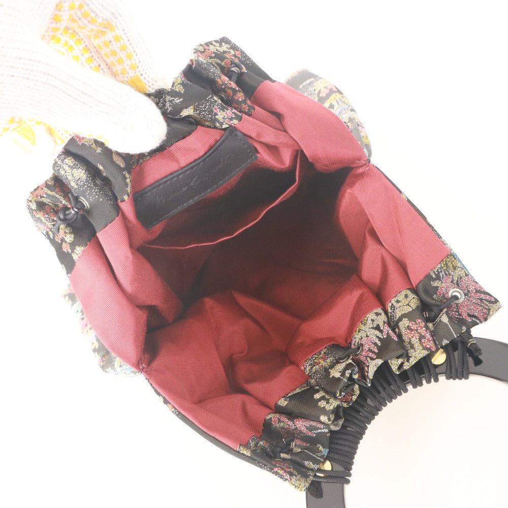 ■ Mame Kurogouchi Handbag Mandarin Jacquard Ring 17AW Oriental Pattern Women's Multicolor Black, etc.