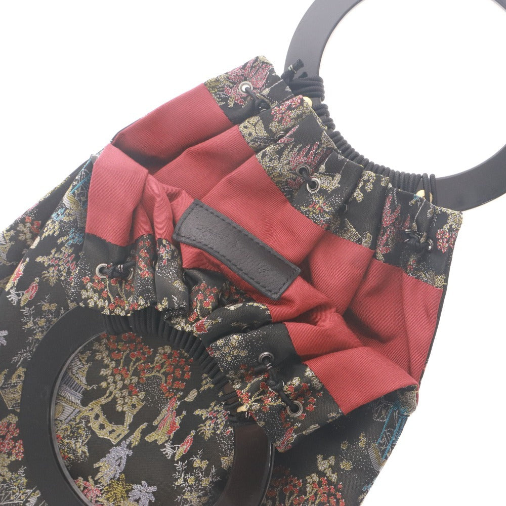 ■ Mame Kurogouchi Handbag Mandarin Jacquard Ring 17AW Oriental Pattern Women's Multicolor Black, etc.