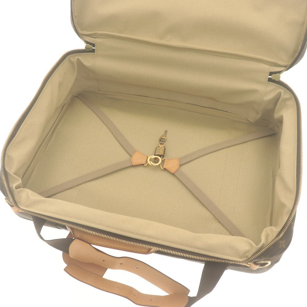 ■ LOUIS VUITTON Boston Bag Travel Bag Satellite 53 Monogram Men's Women's Brown With Dust Bag