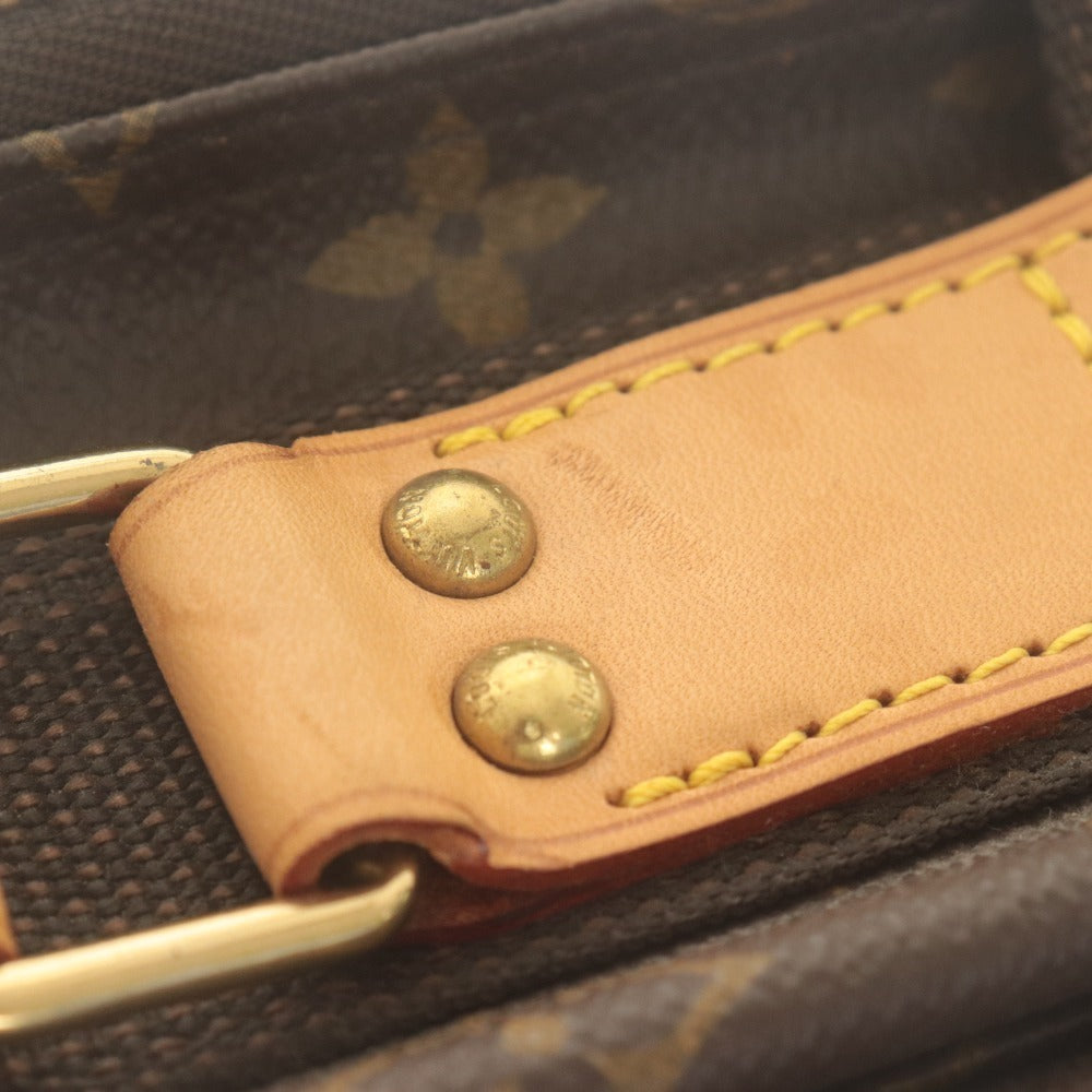 ■ LOUIS VUITTON Boston Bag Travel Bag Satellite 53 Monogram Men's Women's Brown With Dust Bag
