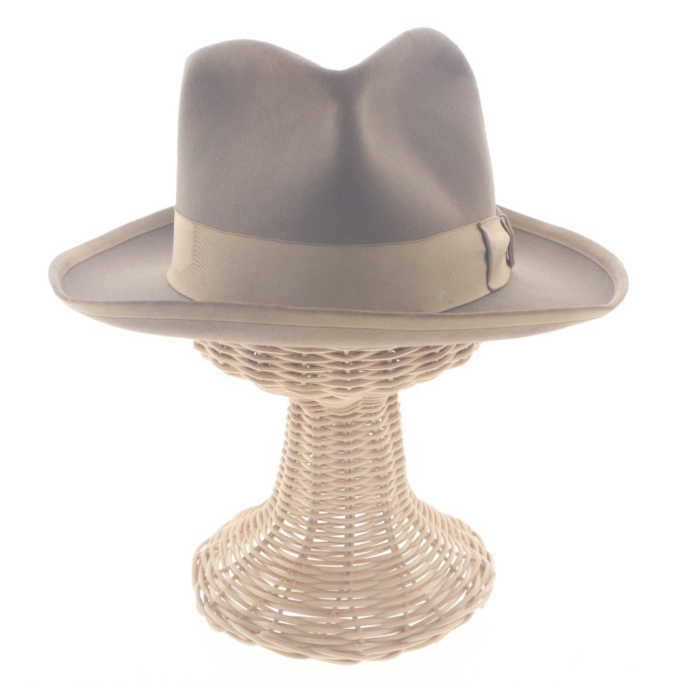 ■ ステットソン Royal Stetson ハット ウィペット B366780 帽子 中折れ帽 ヴィンテージ ロイヤル ウィペット カスタムV メンズ ベージュ
