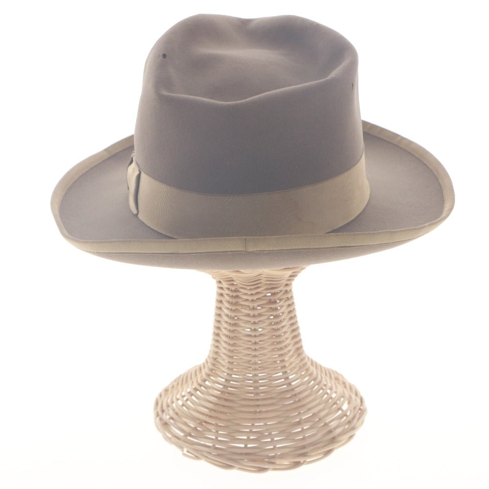 ■ ステットソン Royal Stetson ハット ウィペット B366780 帽子 中折れ帽 ヴィンテージ ロイヤル ウィペット カスタムV メンズ ベージュ