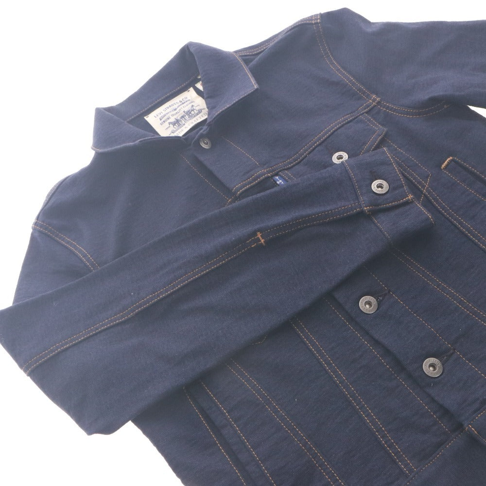 ■ ループウィラー × リーバイス LOOPWHEELER × Levi's ジャケット コラボ インディコ デニム 日本製 クラフテッド メンズ XS ネイビー