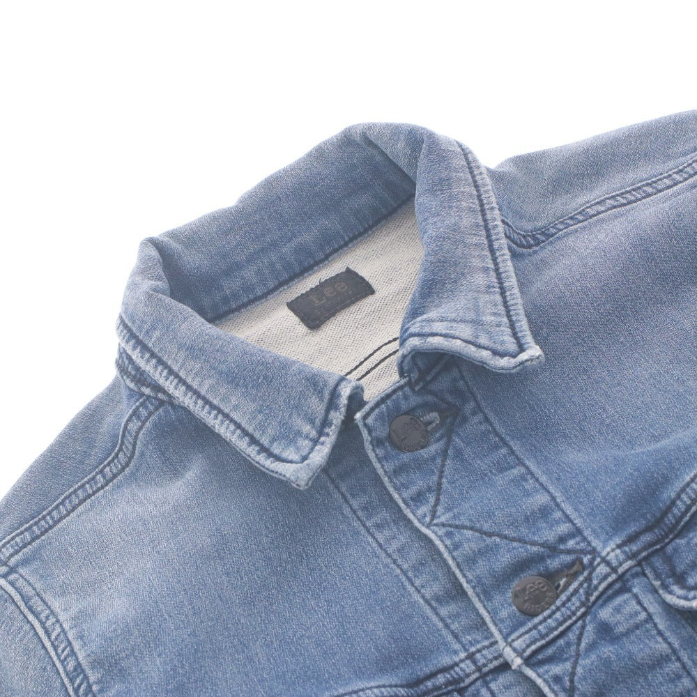 ■ リー Lee デニムジャケット 長袖 アウター LB0215 ナノユニバース 別注 ストレッチ Gジャン メンズ S ブルー