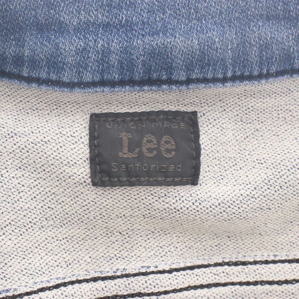 ■ リー Lee デニムジャケット 長袖 アウター LB0215 ナノユニバース 別注 ストレッチ Gジャン メンズ S ブルー