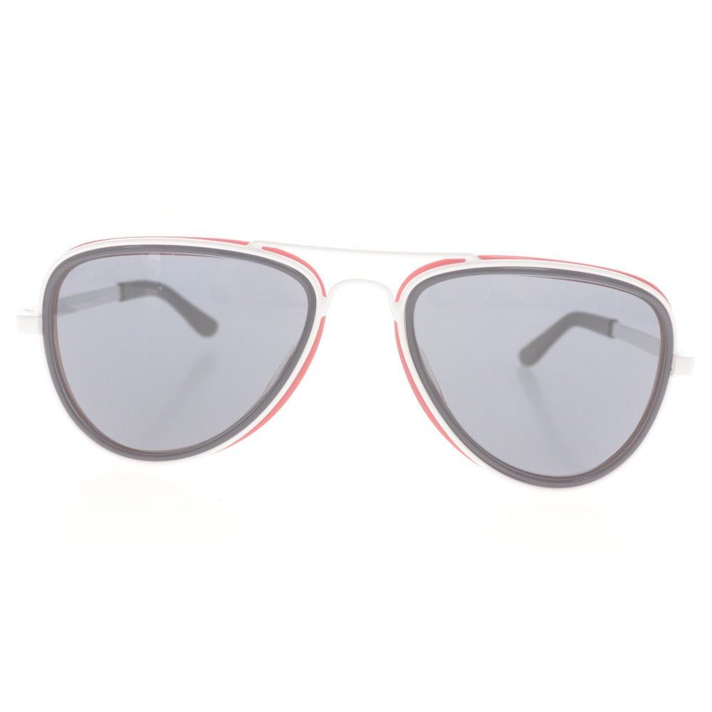 ■ Alchemy Specs アルケミースペックス サングラス MISTRAL 55 □ 25 □ 135 アイウェア 度なし メンズ ホワイト 箱付き