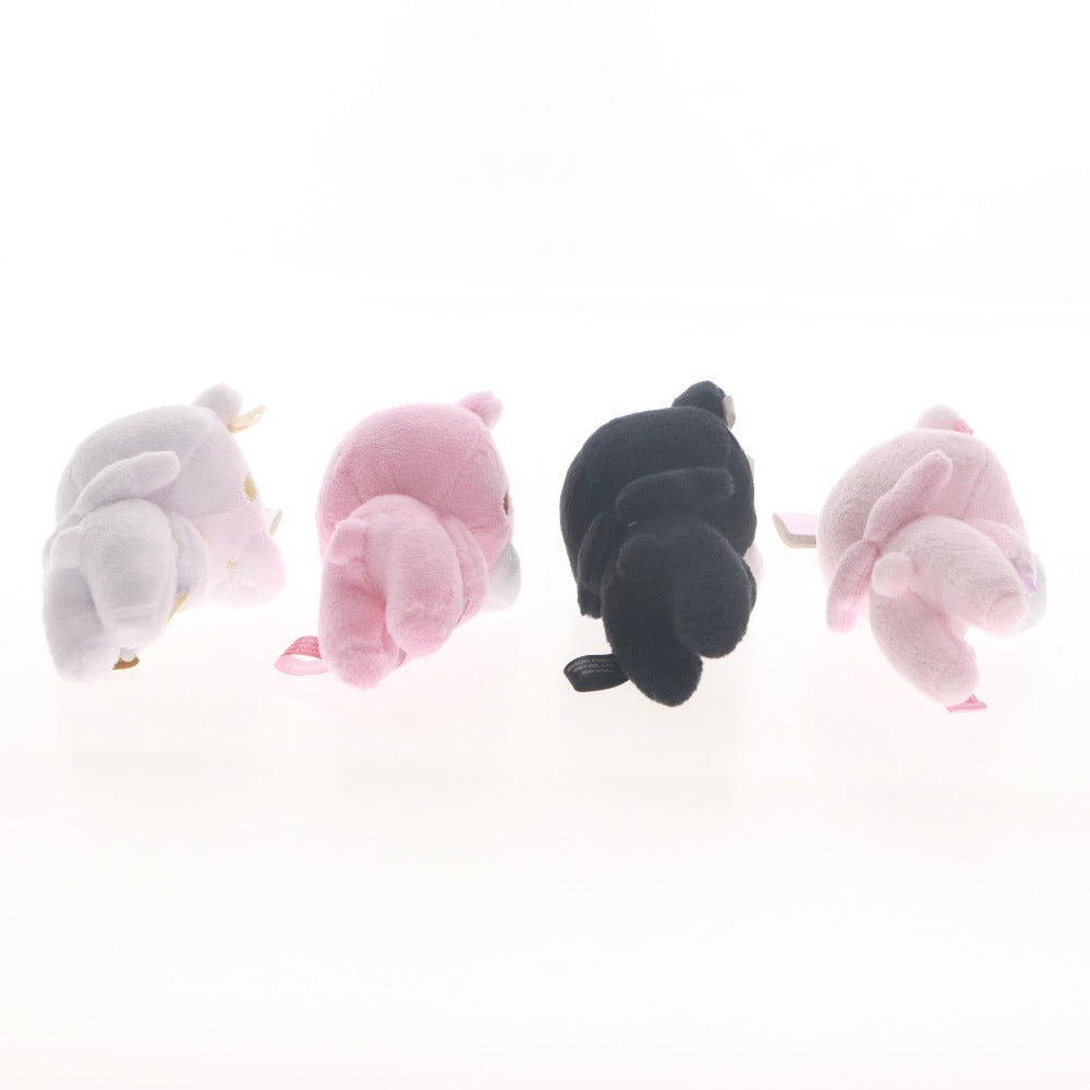 ■ Gloomy Bear Plushies and Mascot Capsule Toy Set of 9 - Pink, Black, White, with Chains and Tags