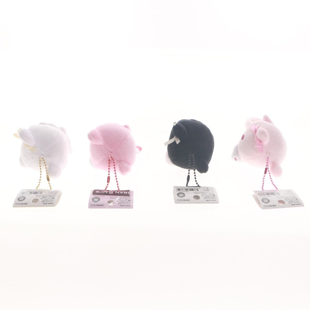 ■ Gloomy Bear Plushies and Mascot Capsule Toy Set of 9 - Pink, Black, White, with Chains and Tags