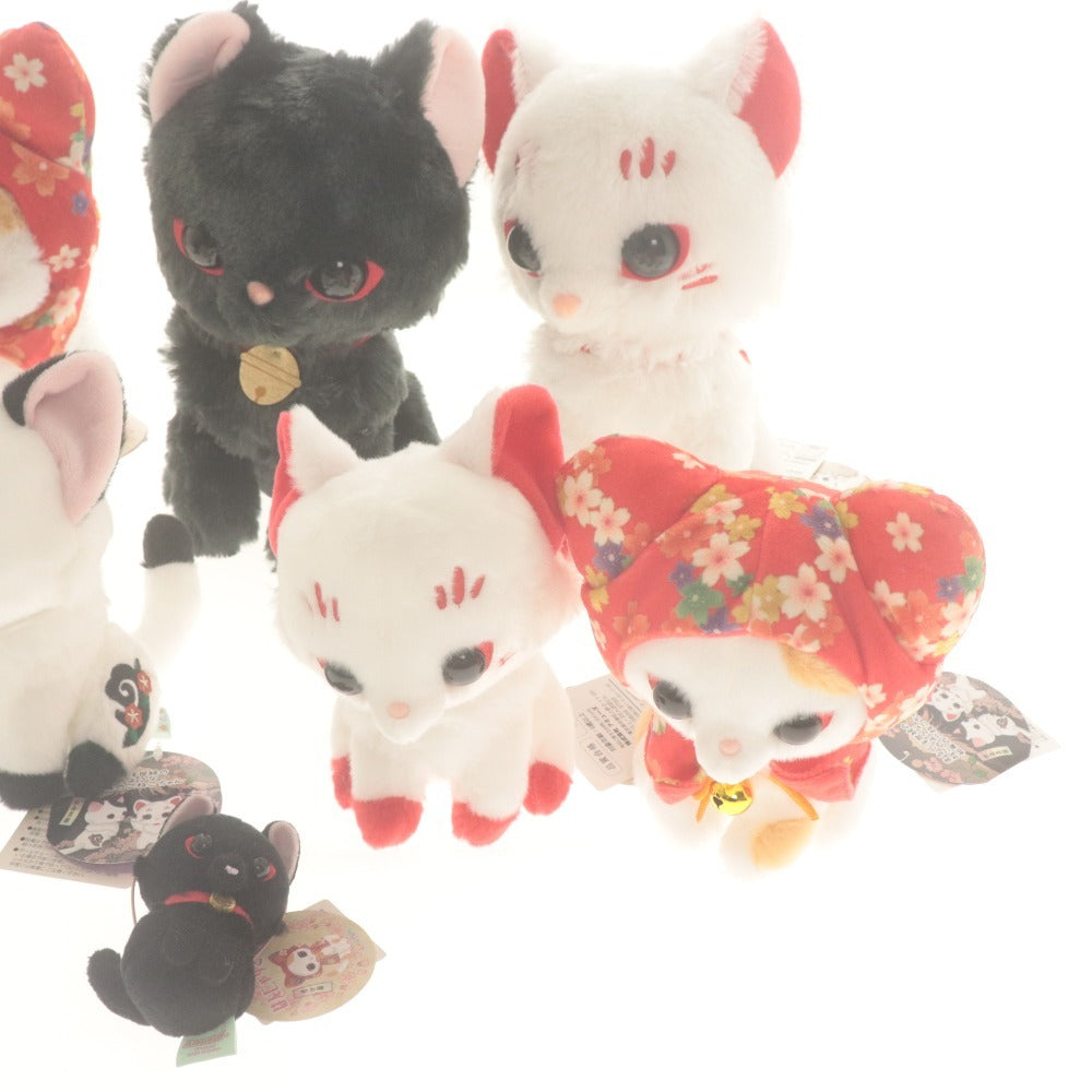 ■ Hannari Koneko Plush Toy Set of 8 Summary Sale, including Ruri, Kohaku, Suisho, Hisui, JB, ST, VMC, complete with tags