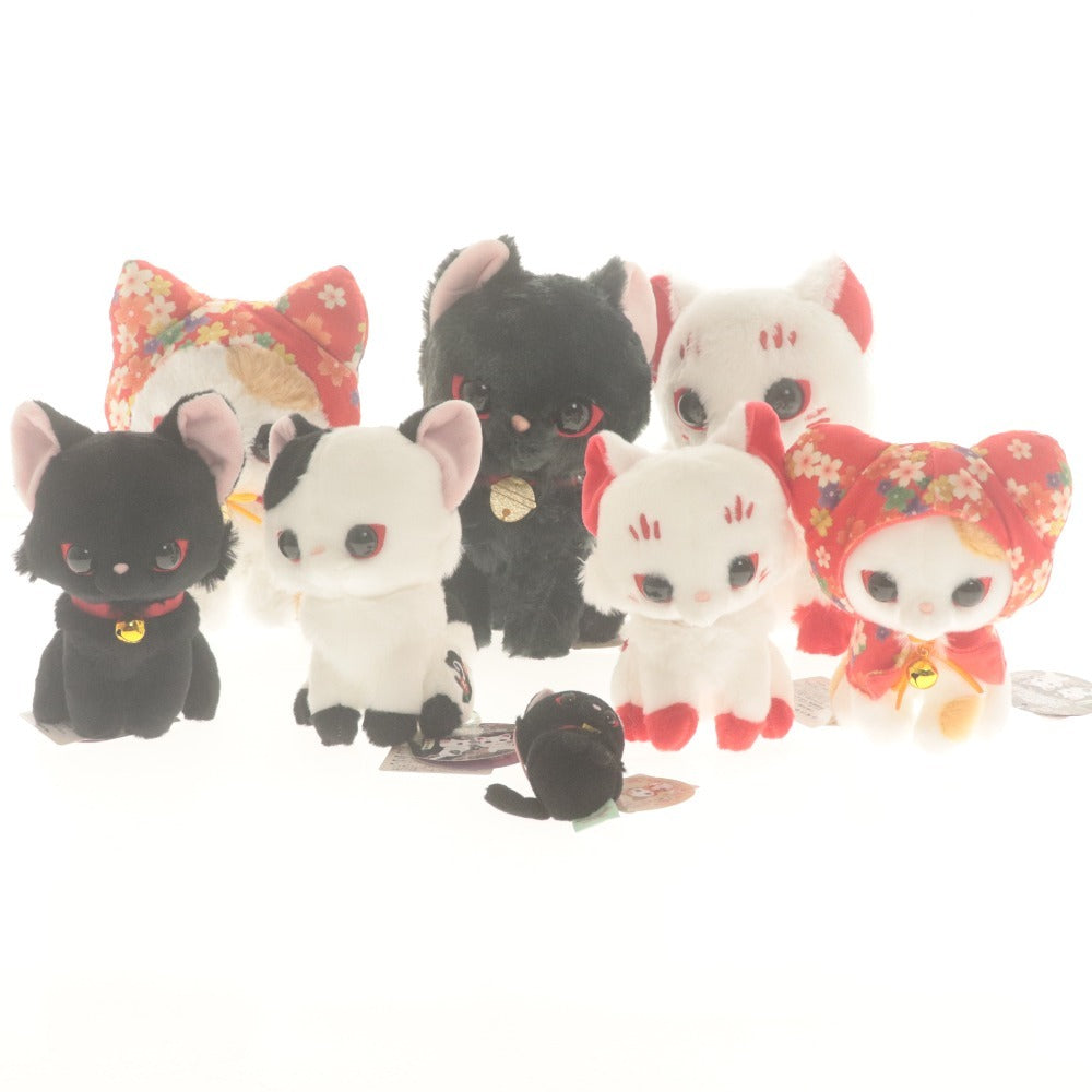 ■ Hannari Koneko Plush Toy Set of 8 Summary Sale, including Ruri, Kohaku, Suisho, Hisui, JB, ST, VMC, complete with tags